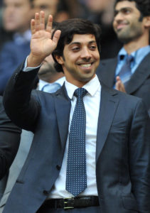 File photo dated 23/8/2010 of Manchester City owner Sheikh Mansour bin Zayed Al Nahyan who helped Barclays avoid a government bailout at the height of the financial crisis has sold his stake in the bank, it has emerged.  PRESS ASSOCIATION Photo. Issue date: Friday July 19, 2013. The Abu Dhabi sheikh, who pumped £3.5 billion into Barclays as part of a wider capital-raising by the bank to shore up its balance sheet in 2008, sold his 7% stake last month.  See PA story CITY Barclays. Photo credit should read: Martin Rickett/PA Wire